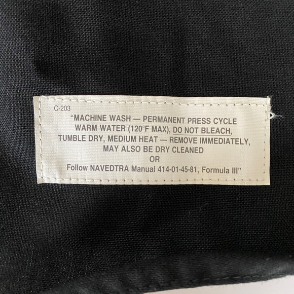 Authentic U.S. NAVY Official Uniform Size 16.5 - 36 Long Sleeve Button Up Shirt - Picture 10 of 11